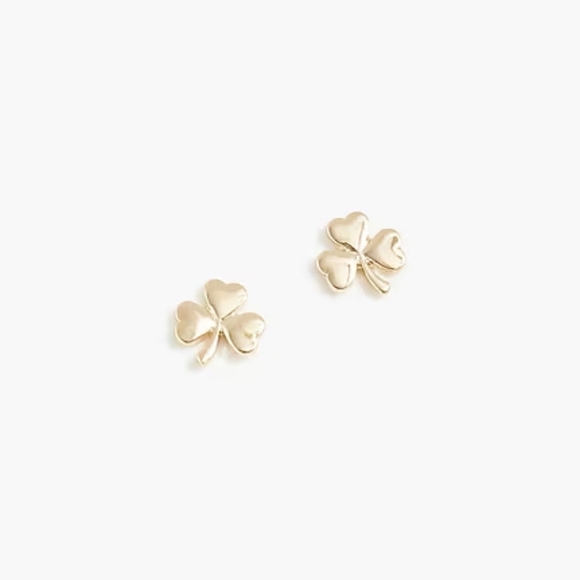 J.Crew Shamrock Earrings - Picture 2 of 3